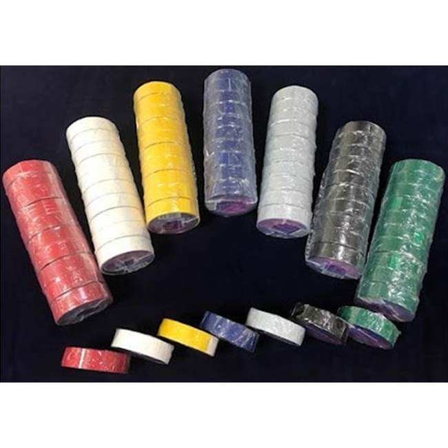 Putih Putih 3M21S-BK PVC 0.13mm * 19mm * 18m e tape vinyl electrical21S-BK PVC 0.13mm * 19mm * 18m e tape vinyl listrik